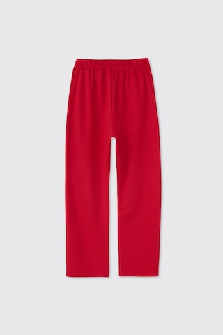 Panço Kız Çocuk Örme Kırmızı Pantolon