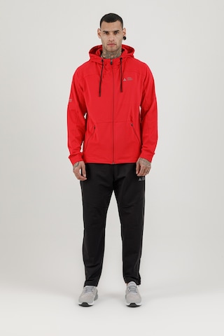 Airlife Sportswear Tam Boy Fermuarlı Erkek Kapüşonlu Eşofman Takımı Kırmızı Red