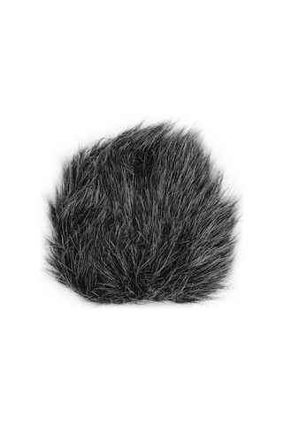 Geeroyoo Koyu Gri Tavşan Tüyü Mikrofon Rüzgar Koruması - Boya Mm1/rode Videomicro Uyumlu, Rüzgar Ve Gürültü Engeli, İç/ Dış Kullanım