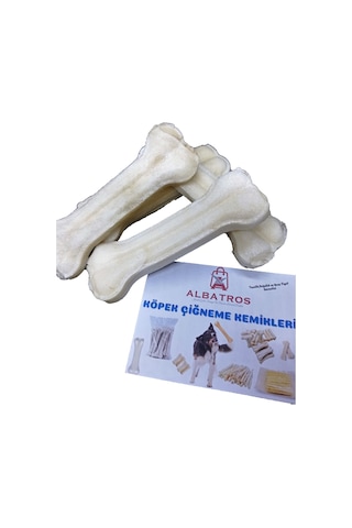 Albatros Üst Kalite Köpek Çiğneme Kemirme Kemiği 12 CM 6'lı