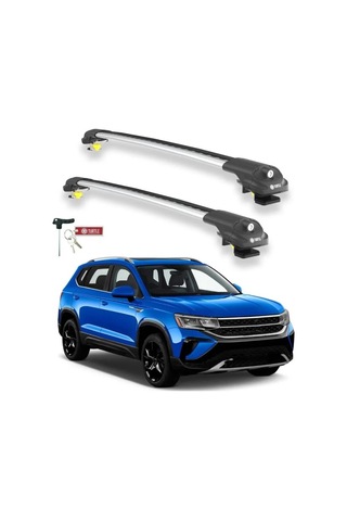 Turtle Volkswagen Taos 2021-2025 Ara Atkı Air1 Gri