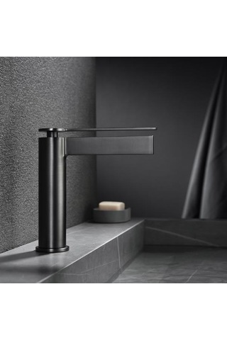 Fontana Lavabo Bataryası Mat Siyah Fj-6015 Mat Siyah