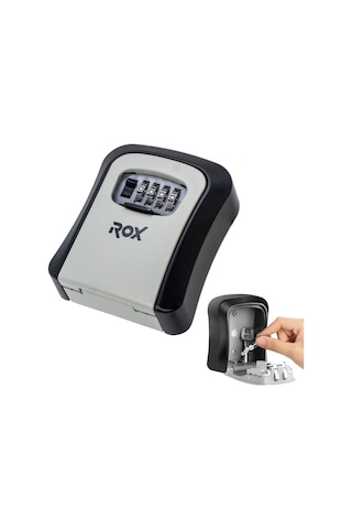 Rox 0337 Duvara Monte Şifreli Anahtar Saklama Kutusu