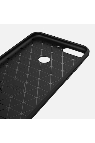 Huawei Y7 2018 Kılıf Zore Room Silikon Kapak Siyah