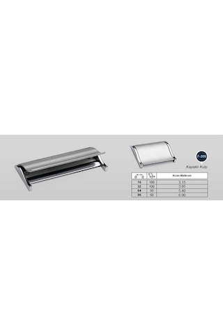 Kulp Kapaklı 96mm Krom-matkrom