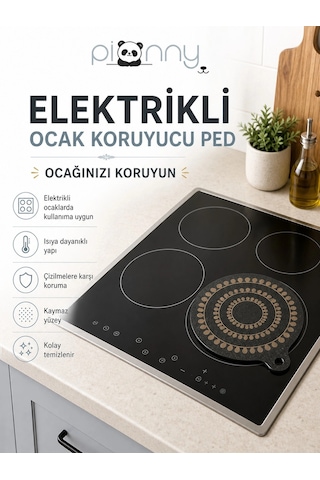 Pionny Termokromik Silikon İndüksiyon Ocak Koruyucu Isıya Dayanıklı Kaymaz Mat Çok Renkli