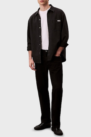 Calvin Klein Erkek Kot Gömlek Lv04rd765g 57l Siyah SİYAH