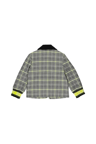 Panço Erkek Çocuk Ekose Desenli Ceket Siyah 2321Bb22002-1983 001
