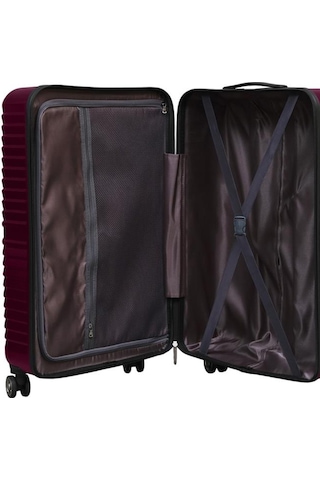 Louisiana Polo Orta Boy %100 Polikarbon Valiz Bordo 1811 Bordo