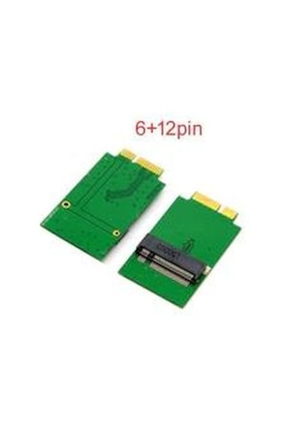 M2 Ngff Ssd 6+12 Pin Apple Uyumlu MacBook Ssd Çevirici Ngff Ssd 18 Pin Ssd Çevirici