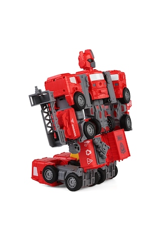 Can Oyuncak Ufo Transformers - Kırmızı Standart