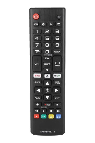 Için Evrensel Tv Uzaktan Kumanda Abs Yüksek Hassasiyetli Uzun Mesafe Akıllı Uzaktan Kumanda Yedek Akb75095315
