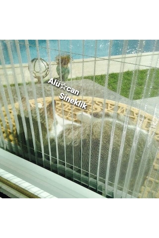 Pileli Sürgülü Katlanır Kapı Sineklik, Çift açılım