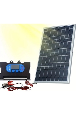 Fastbuy Dream011 2x 60a Güneş Panel Şarj Kiti, Usb Şarj Cihazı, Kamp & Araç Şarj