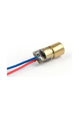 6mm 650nm 5mw Kırmızı Nokta Kafalı Bakır Lazer
