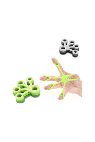 Finger Silikon El Parmak Egzersiz Aparatı Mavi