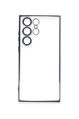 Samsung Galaxy Uyumlu S24 Ultra Kılıf Razer Lensli Silikon - Gold Altın