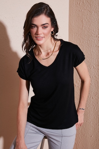 Lela Bayan Bluz 5862000 Siyah