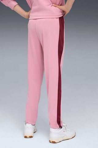 Puma T7 Pembe Çocuk Eşofman Altı 7-16 Yaş Pembe/bordo
