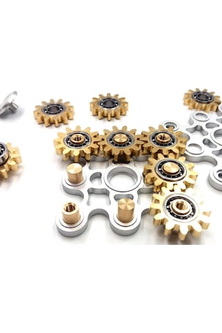 Edc Fidget 9 Dişli Mekanik Metal Yeni Nesil Stres Çarkı