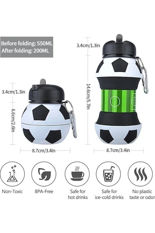 Maoyaya Çocuklar Kat Açık Spor Su Bardağı, Basketbol/futbol Şişesi