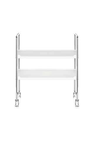 Moveevo Katlanabilir 2 Katlı Mutfak & Banyo Düzenleyici Raf - Beyaz & Gümüş Diğer