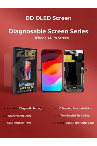 Dd Apple iPhone Uyumlu 14 Pro Max Soft -oled Diagnostic Ekran Dd Apple iPhone Uyumlu 14 Pro Max Soft -oled Diagnostic Ekran