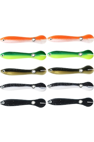 Neevoyu Tatlı Ve Tuzlu Su İçin Yüzen Yem Balık Avı Oltası - 7cm Yumuşak Yem