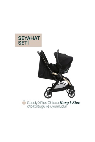 Chicco Goody Xplus Bebek Arabası Black Re Lux 08087040560000