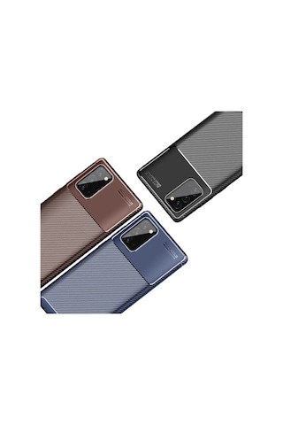 Samsung Uyumlu Galaxy Note 20 Kilif Esnek Karbon Tasarim Negro Silikon 446901827