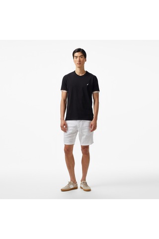 Nautica Erkek Siyah Regular Fit T-shirt Düz V55225t SIYAH