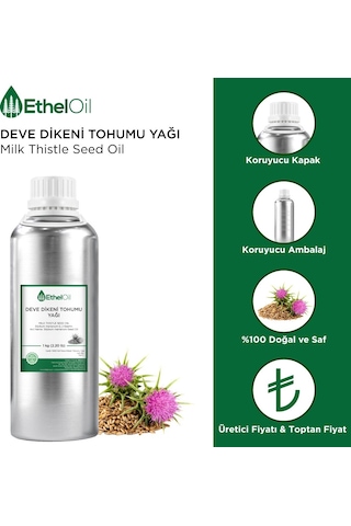 Etheloil Deve Dikeni Tohumu Yağı 1 KG