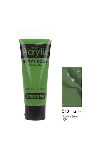 Akrilik Boya 75 Ml Hookers Green Light 510 Çok Renkli