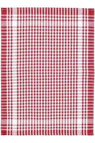 Pamuklu Kırmızı Renkli Pöti Kareli 4'lü Kurulama Bezi, Beslenme Örtüsü, Servis Peçetesi