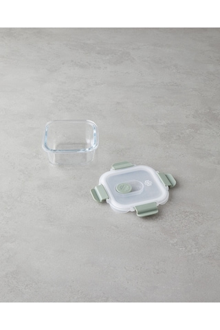 English Home Mila Borosilikat Saklama Kabı 320 Ml Yeşil Yeşil