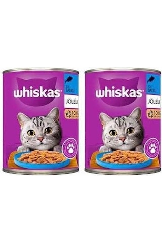 Whiskas Ton Balıklı Konserve Yaş Mama 400 G 2 Adet