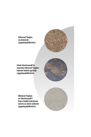 Ventrawall Altın Rengi Doğal Mineralli Taşlar Xs-200-300gr