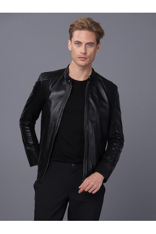 Basics&more Erkek Deri Ceket E2020 001