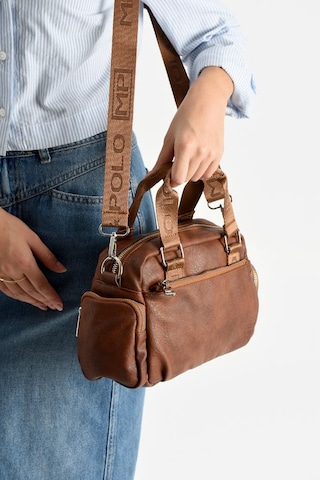 Suni Deri Kadın Omuz Çantası 25 17 Cm Çapraz Askılı Postacı Çanta Mega Bag Vegan Deri Kol Çantası Taba