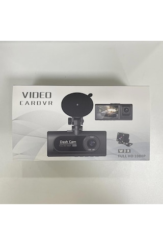 Cr50 3 Kameralı Araç İçi Kamera Seti 2.0 İnç Ips Ekran, Full Hd 1080p Ön / Kabin / Arka Kamera, Park Modu, G-sensör & Gece Görüş Destekli Dash Cam