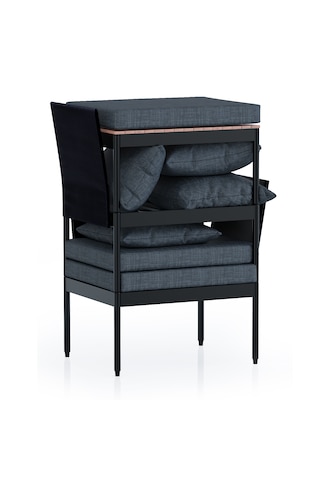 Limni Home Mini Multilounge Bahçe&balkon Mobilyası Siyah