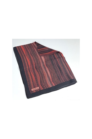 Cardion Pamuk İpek Şal - 70 X 180 - 06303 Siyah - Bordo