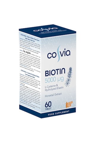 Cosvia Biotin 5000 Mcg L - Sistein & Hidrolize Elastin At Kuyruğu Eki
