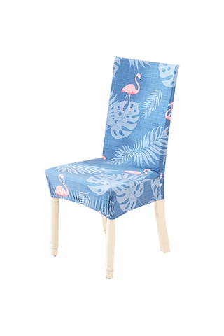 Padalink Polyester Süt İpek Fırçalı Sandalye Kılıfı, 38-45cm X 45-55cm, 120g, 3 Seçenekli Renk: Resimdeki Gibi Mavi