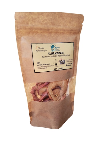 Nav Elma Kurusu Ev Yapımı Katkısız Koruyucusuz