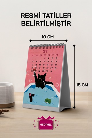 Köpek Tasarım 2026 Masa Takvimi Pytktkv027