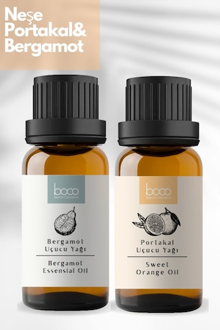 Boco Born In Cosmetics Bergamot + Portakal Saf Aromaterapi Uçucu Yağı 2 x 10 ML