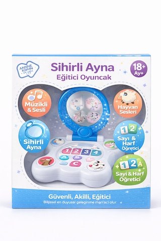 Sihirli Ayna Eğitici Oyuncak Müzikli, Sesli, Sayı & Harf Öğretici, 18 Ay+