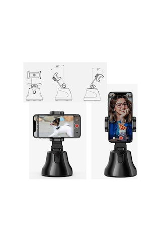 Apai Genie 360 Derece Takip Etme Özellikli Selfie Gimbal - Siyah Vintessy