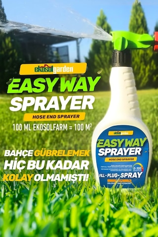 Ekosolgarden Ews Hortum Ucu Sprayer + 10 Litre